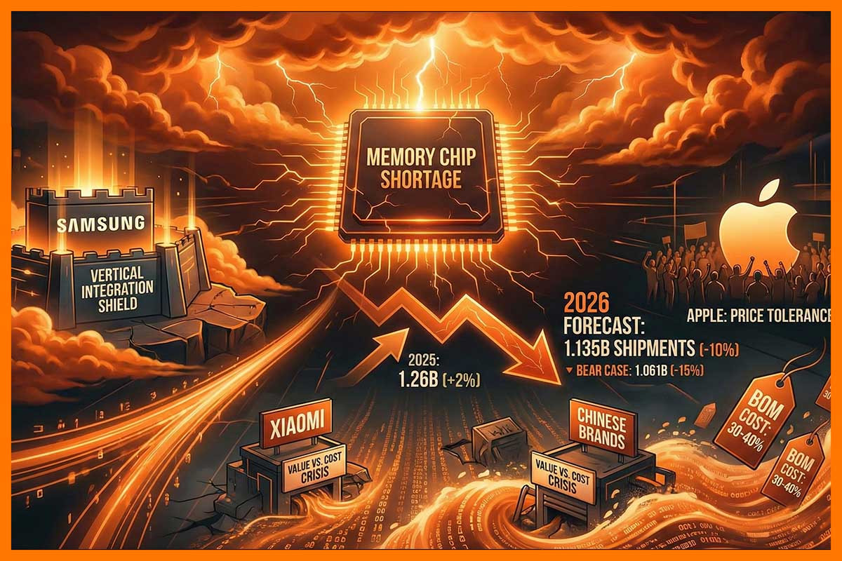 نذير عاصفة في الأفق: أزمة "الذاكرة" تهدد بقلب موازين سوق الهواتف في 2026