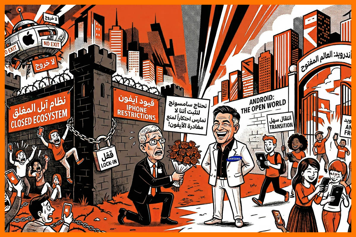 آبل تستنجد بـ "العدو اللدود" سامسونج لإنقاذها من تهمة الاحتكار.. والأخيرة ترد: "راجعوا الإدارة في كوريا"!